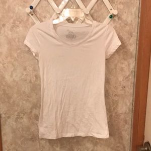 No Boundaries classic white fitted tee